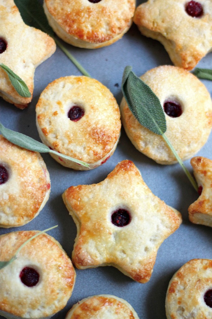 Fat and Flaky Cranberry Sage Pie Bites 