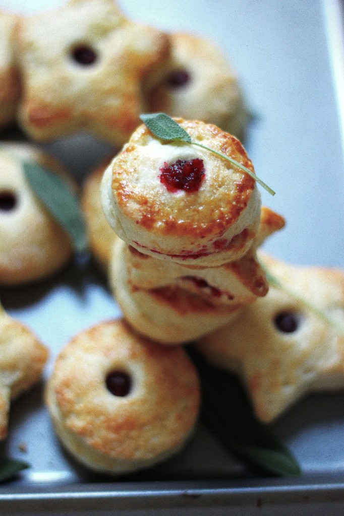 Fat and Flaky Cranberry Sage Pie Bites 