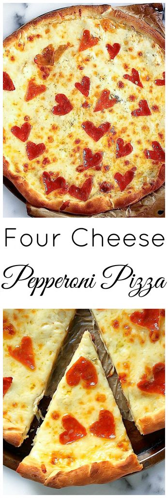 Four Cheese Pepperoni Pizza