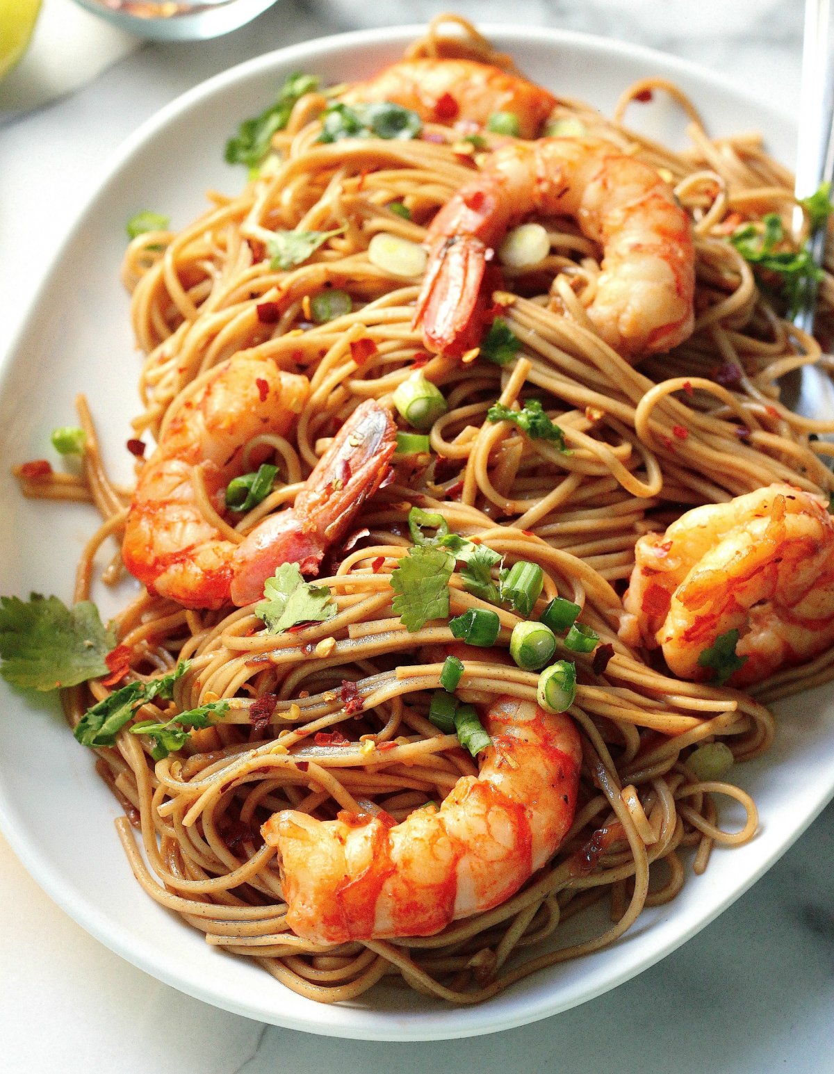 Shrimp With Chinese Noodles - Shrimp Lo Mein Just Like Chinese Takeout ...