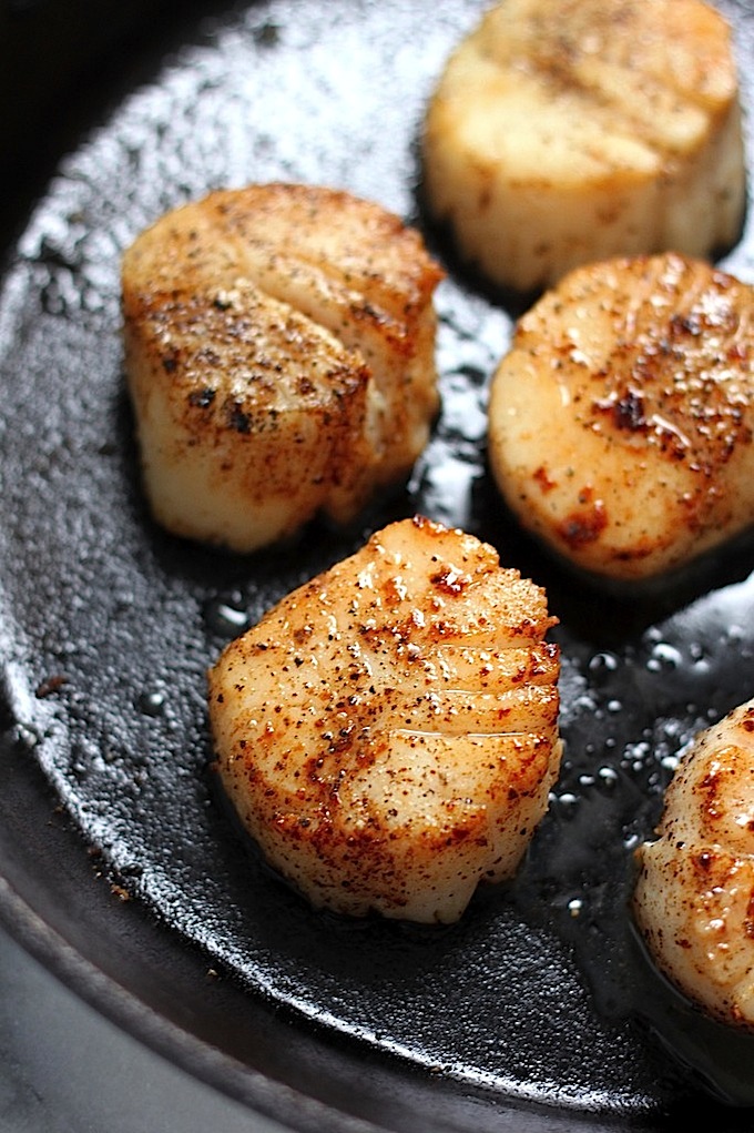 Perfectly Seared Scallops Recipe Baker By Nature