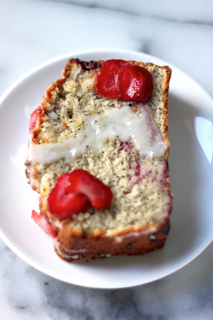 Strawberry Poppy Seed Cake Baker by Nature
