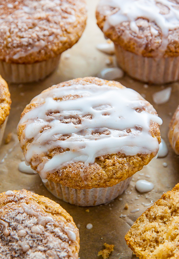 Fluffy Cinnamon Sugar Muffins pretending to be doughnuts! This easy, vegan recipe is perfect for breakfast, snack, or dessert. 