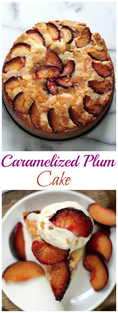 Caramelized Plum Cake
