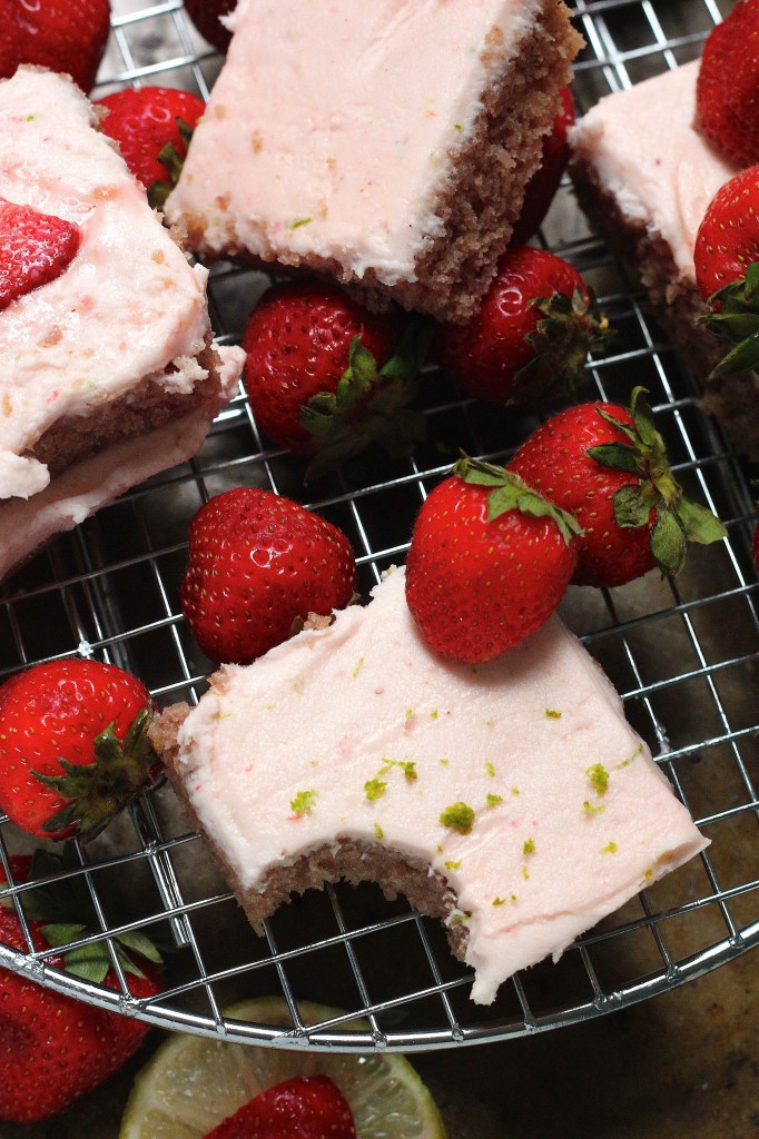 Strawberry Margarita Sheet Cake