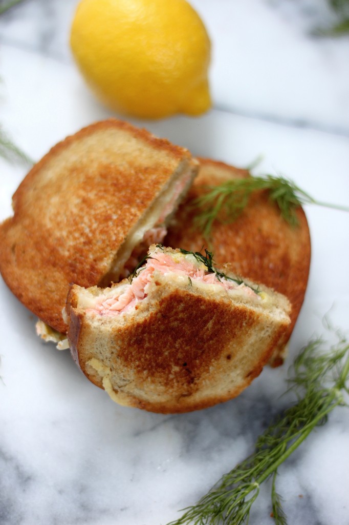 Smoked Salmon & Gruyere Grilled Cheese