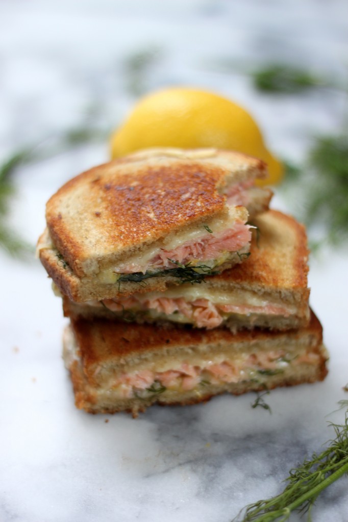 Smoked Salmon & Gruyere Grilled Cheese