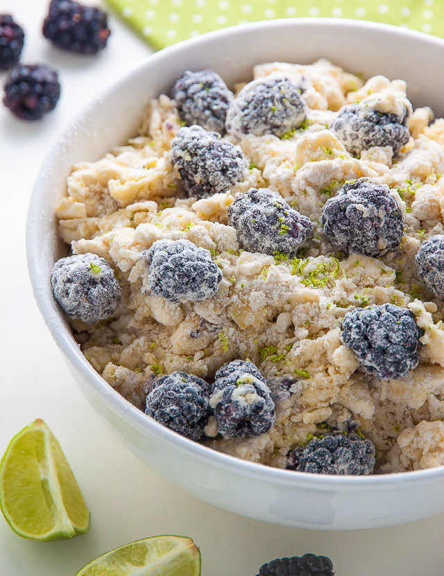 Fresh blackberries and a vibrant pop of lime make these scones irresistible!