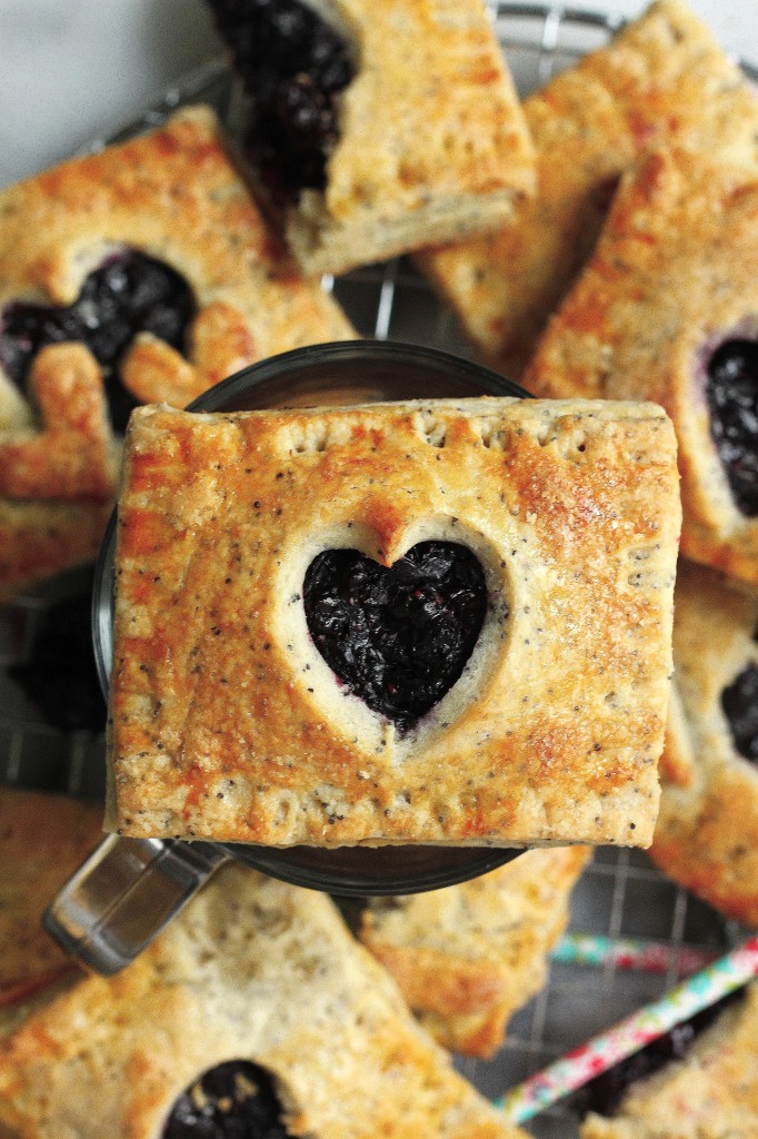 Blueberry Hand pies with Lemon Poppy Seed Crust Baker by Nature