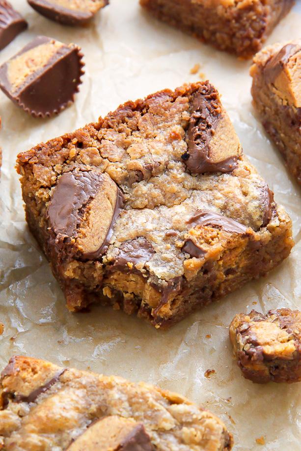 Peanut butter outlet blondies