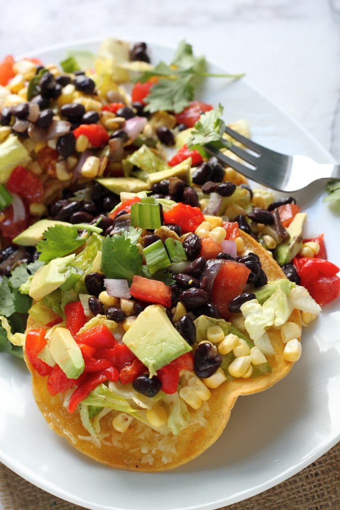 Mexican Chopped Tostada Salad 