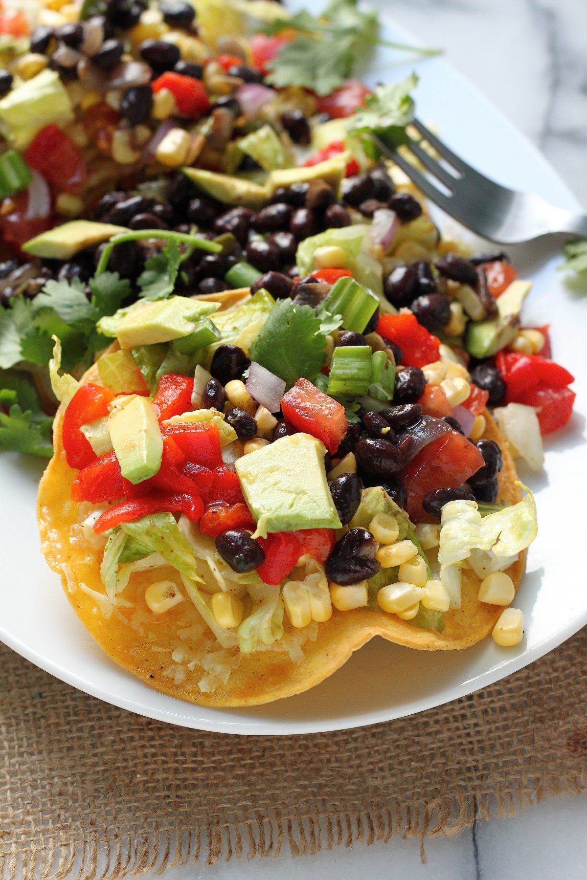 Mexican Chopped Tostada Salad