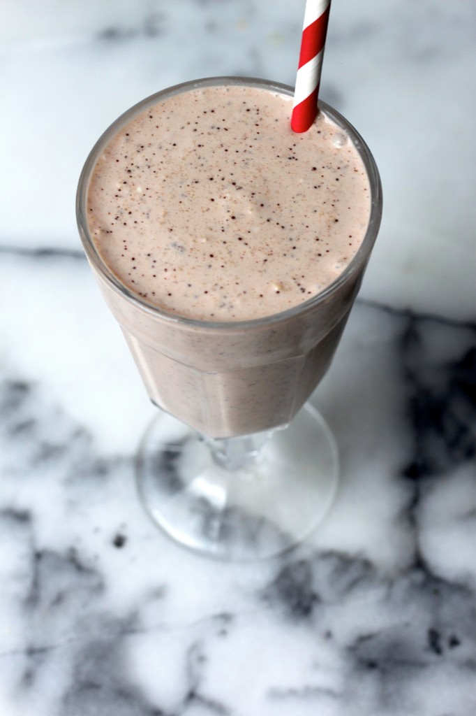 Malted Nutella Chocolate Chip Cookie Milkshake