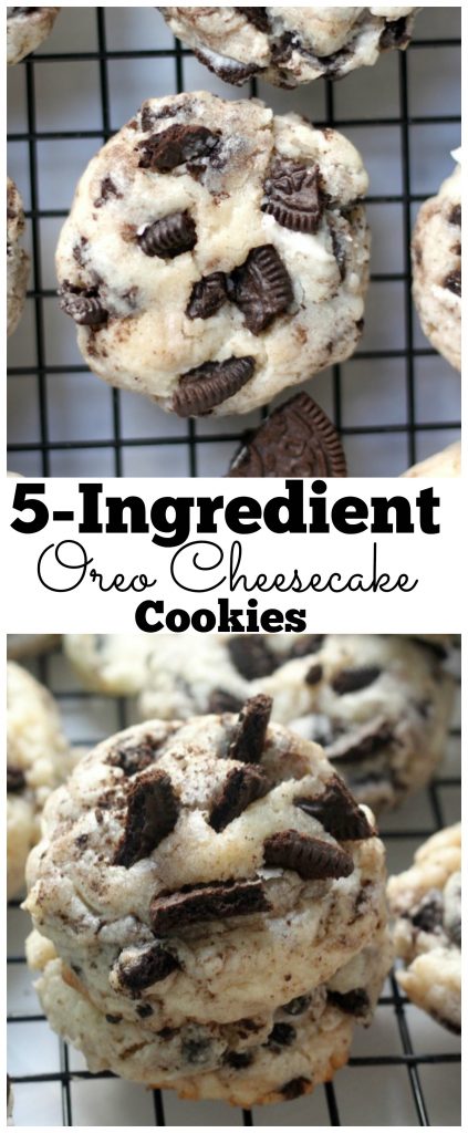 5 Ingredient Oreo Cheesecake Cookies