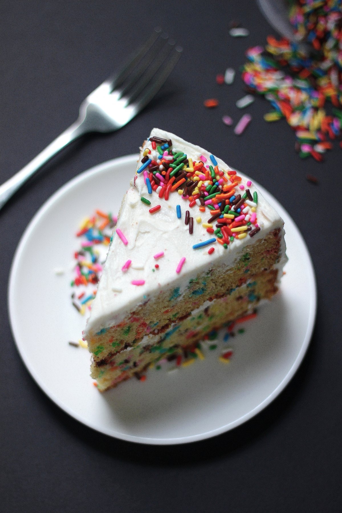 Brown Butter Funfetti Cake - Baker By Nature