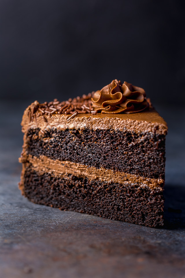 Just one bite of this Super Decadent Chocolate Cake with Chocolate Fudge Frosting will have you head over heels in love! And it couldn't be easier to bake!