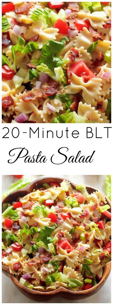 20-minute BLT Pasta Salad