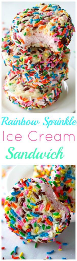 Funfetti Ice Cream Sandwiches