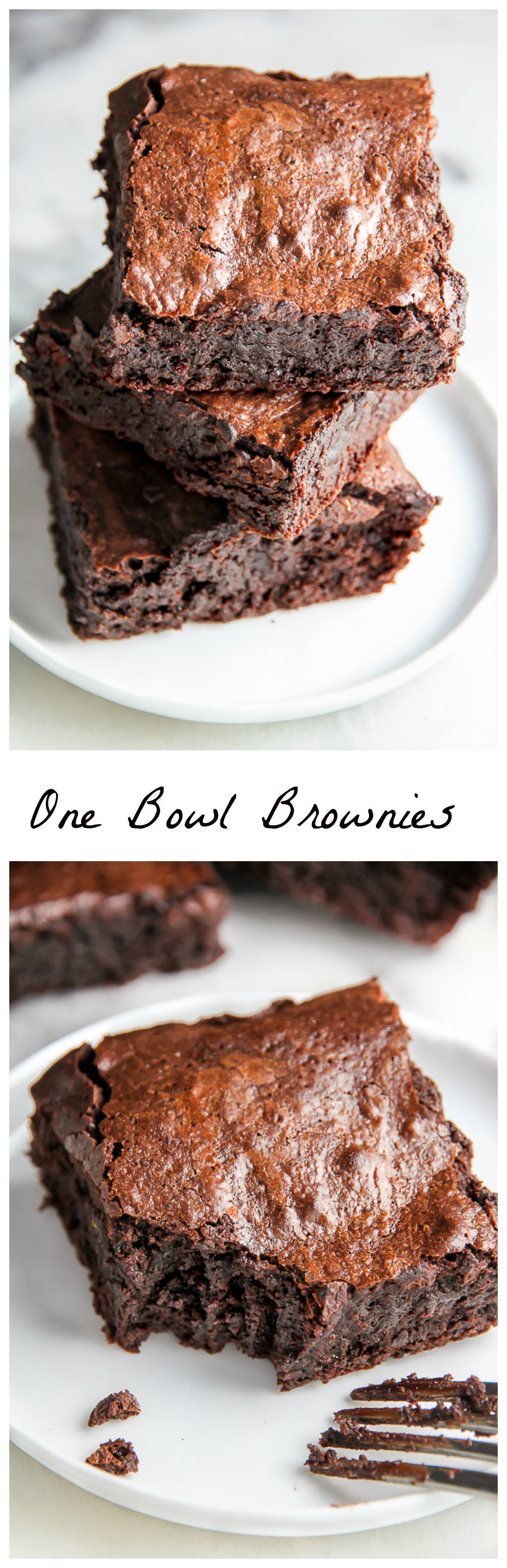 Outrageously Amazing One Bowl 5 Ingredient Brownies Baker By Nature