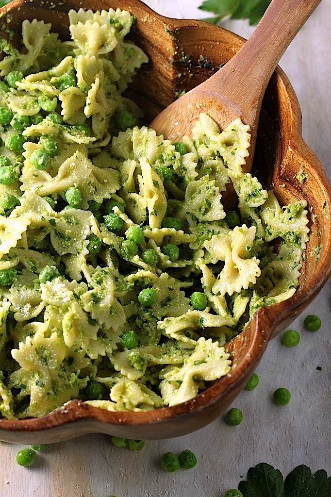 Farfalle with Peas, Parsley, and Parmesan 
