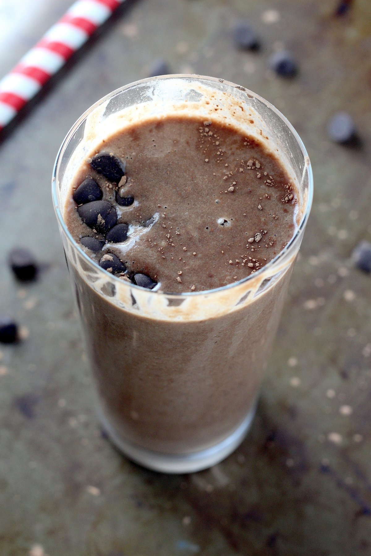 Thick and Creamy Chocolate Peanut Butter Breakfast Shake