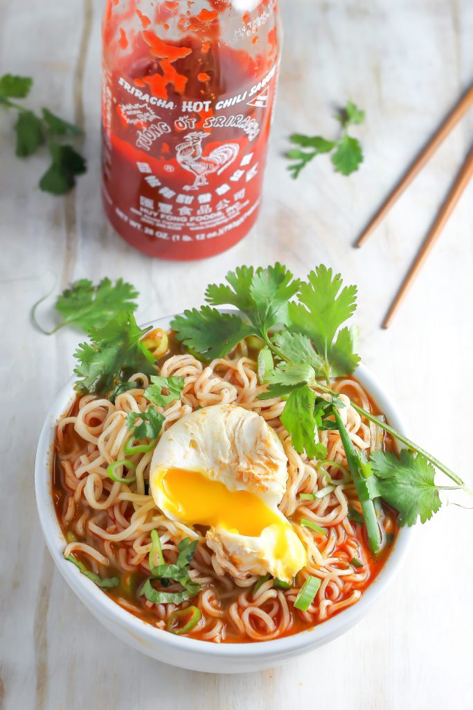 20 Minute Spicy Sriracha Ramen Noodle Soup Baker By Nature