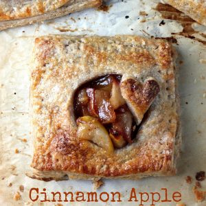 Cinnamon Apple Bourbon Hand Pies with Whole Wheat Crust