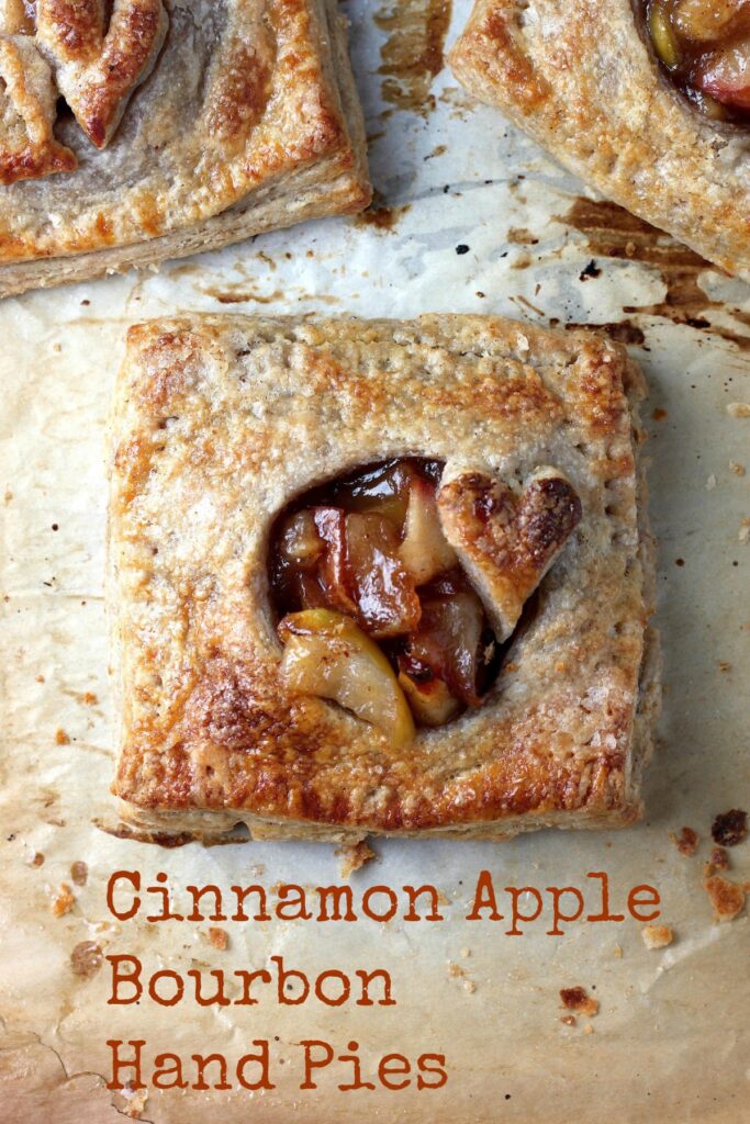 Cinnamon Apple Bourbon Hand Pies with Whole Wheat Crust