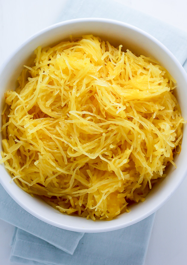 How To Roast Spaghetti Squash - Baker by Nature