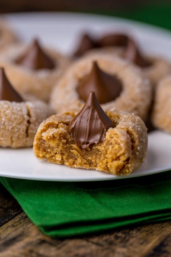 5Ingredient Flourless Peanut Butter Blossoms Baker by Nature