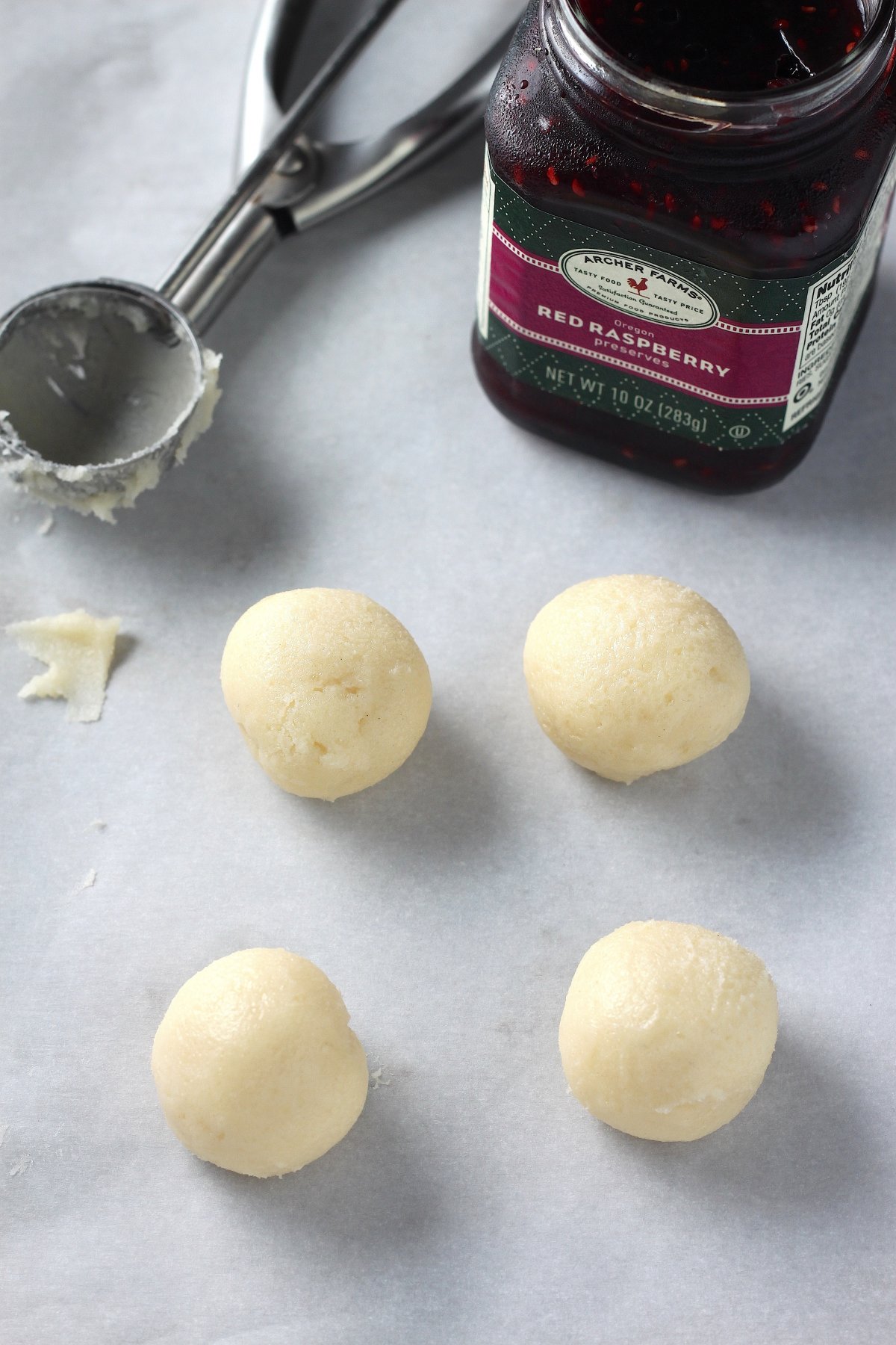 5Ingredient Raspberry Cheesecake Thumbprint Cookies Baker by Nature