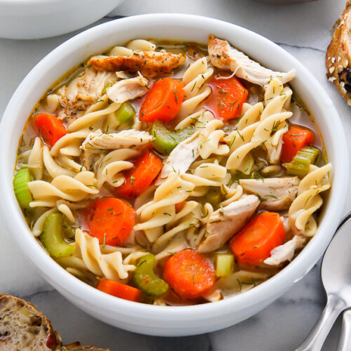 Chicken Noodle Soup {VIDEO} - i am baker