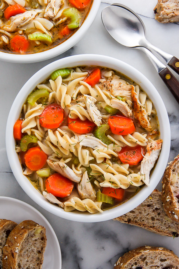 Flu-Fighting Chicken Noodle Soup Recipe