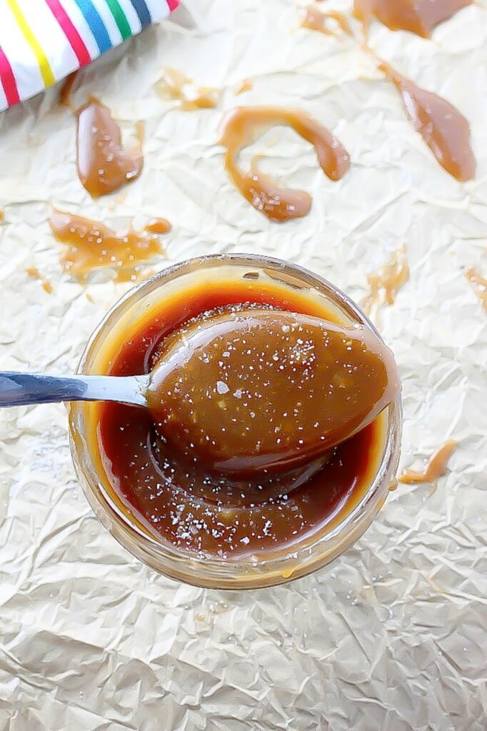 6-minute small batch salted caramel sauce