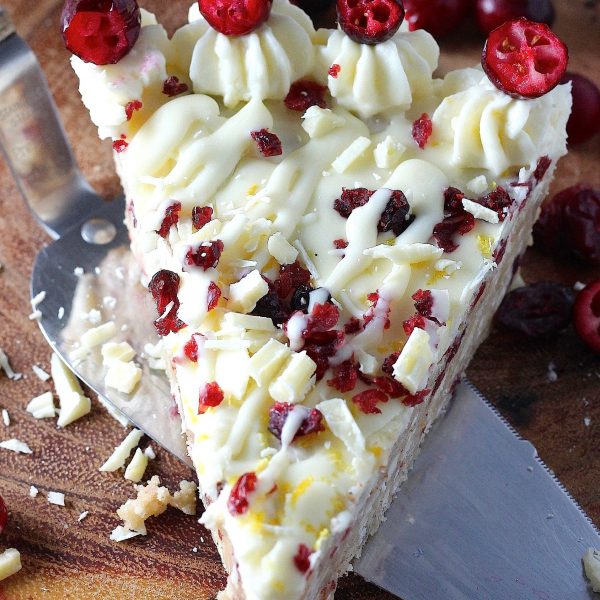 Cranberry Bliss Cookie Cake - Baker by Nature