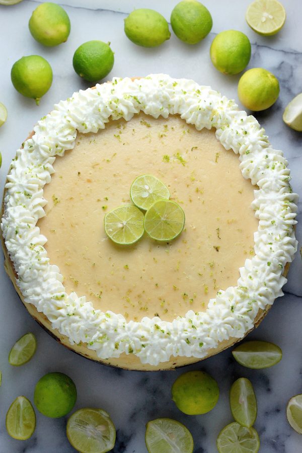 Creamy Greek Yogurt Key Lime Cheesecake Baker by Nature