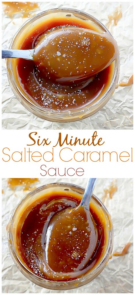 six minute salted caramel sauce