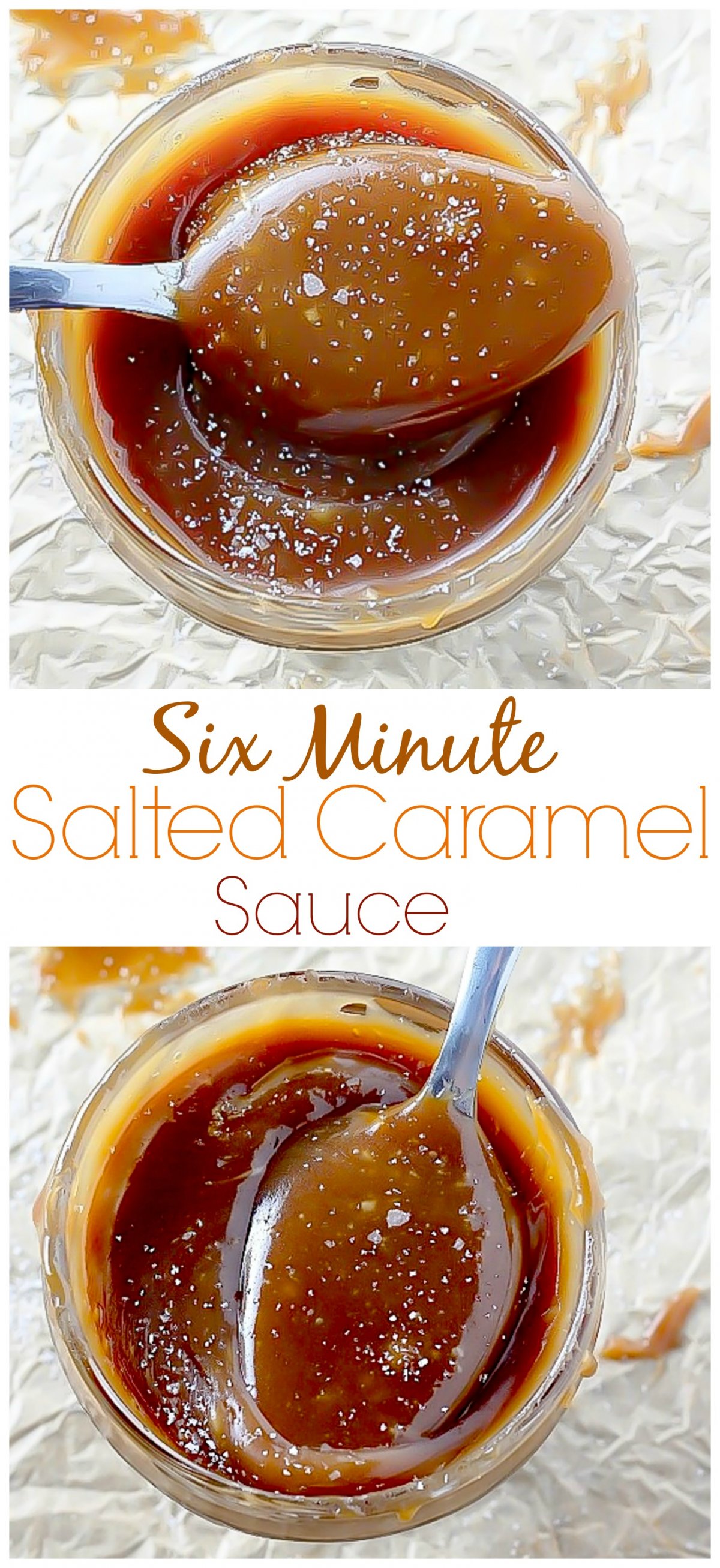 6Minute Small Batch Salted Caramel Sauce Baker by Nature