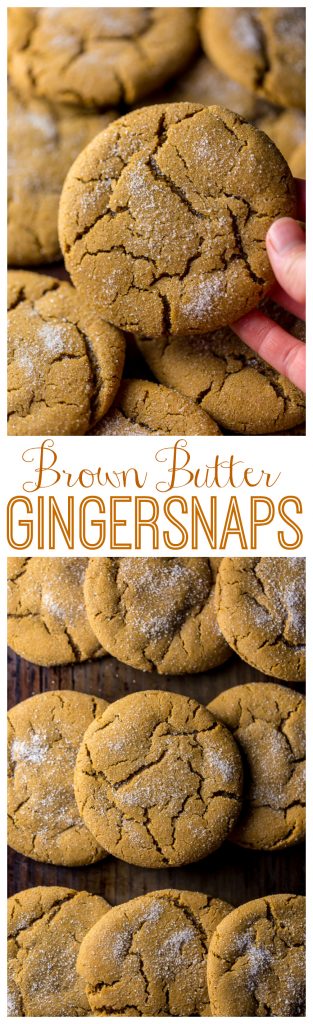 My Soft and Chewy Brown Butter Gingersnaps host all the classic appeal that you know and love - plus SO much more! The edges are irresistibly crunchy, while the thick centers stay soft and chewy. They're a Christmas cookie miracle!