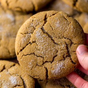 My Soft and Chewy Brown Butter Gingersnaps host all the classic appeal that you know and love - plus SO much more! The edges are irresistibly crunchy, while the thick centers stay soft and chewy. They're a Christmas cookie miracle!