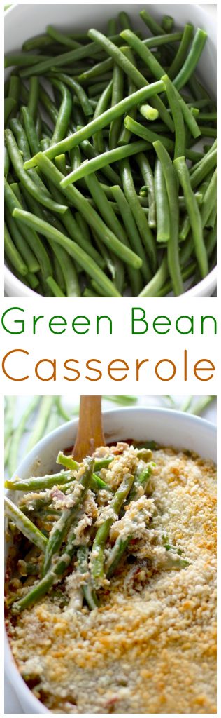 Loaded with bacon, gruyere cheese, and caramelized onions. This is the best green bean casserole ever! 