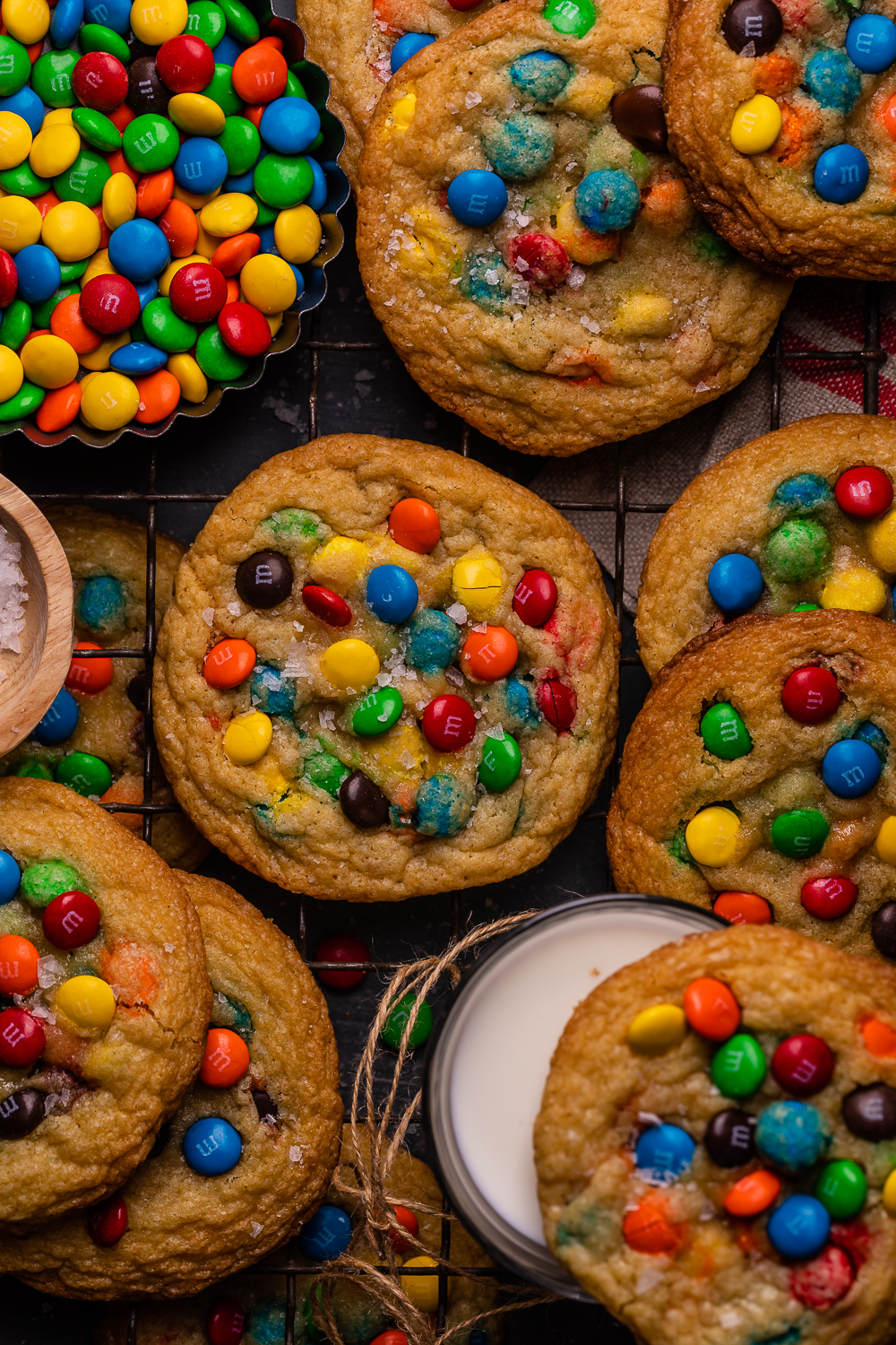 Brown Butter M&M Cookies Recipe - Baker by Nature