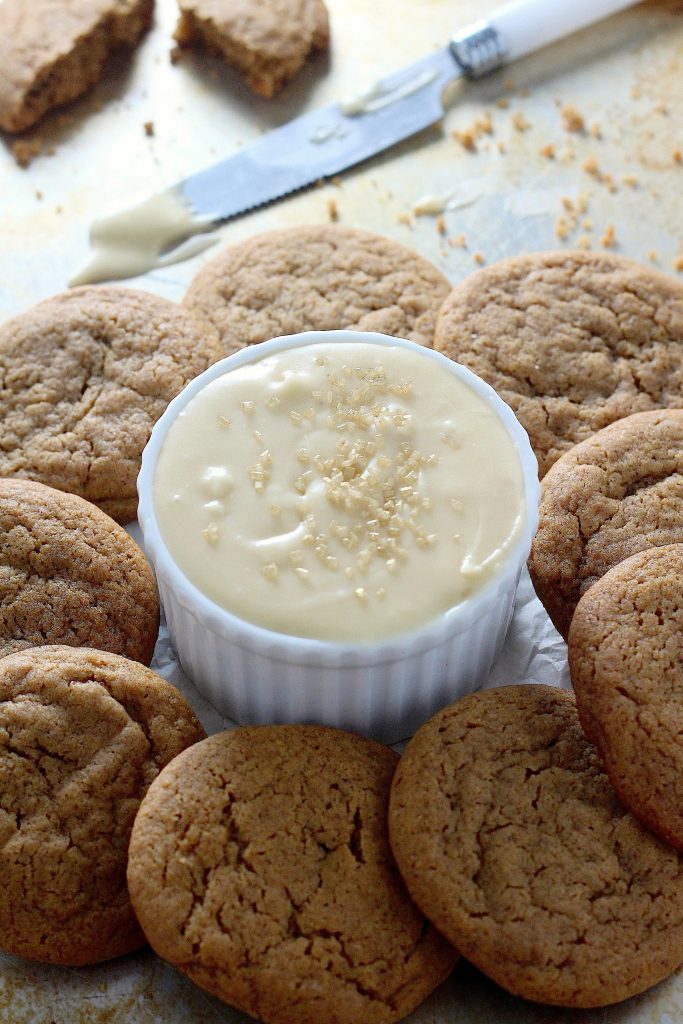 Eggnog Frosted Gingerbread Cookies Baker by Nature