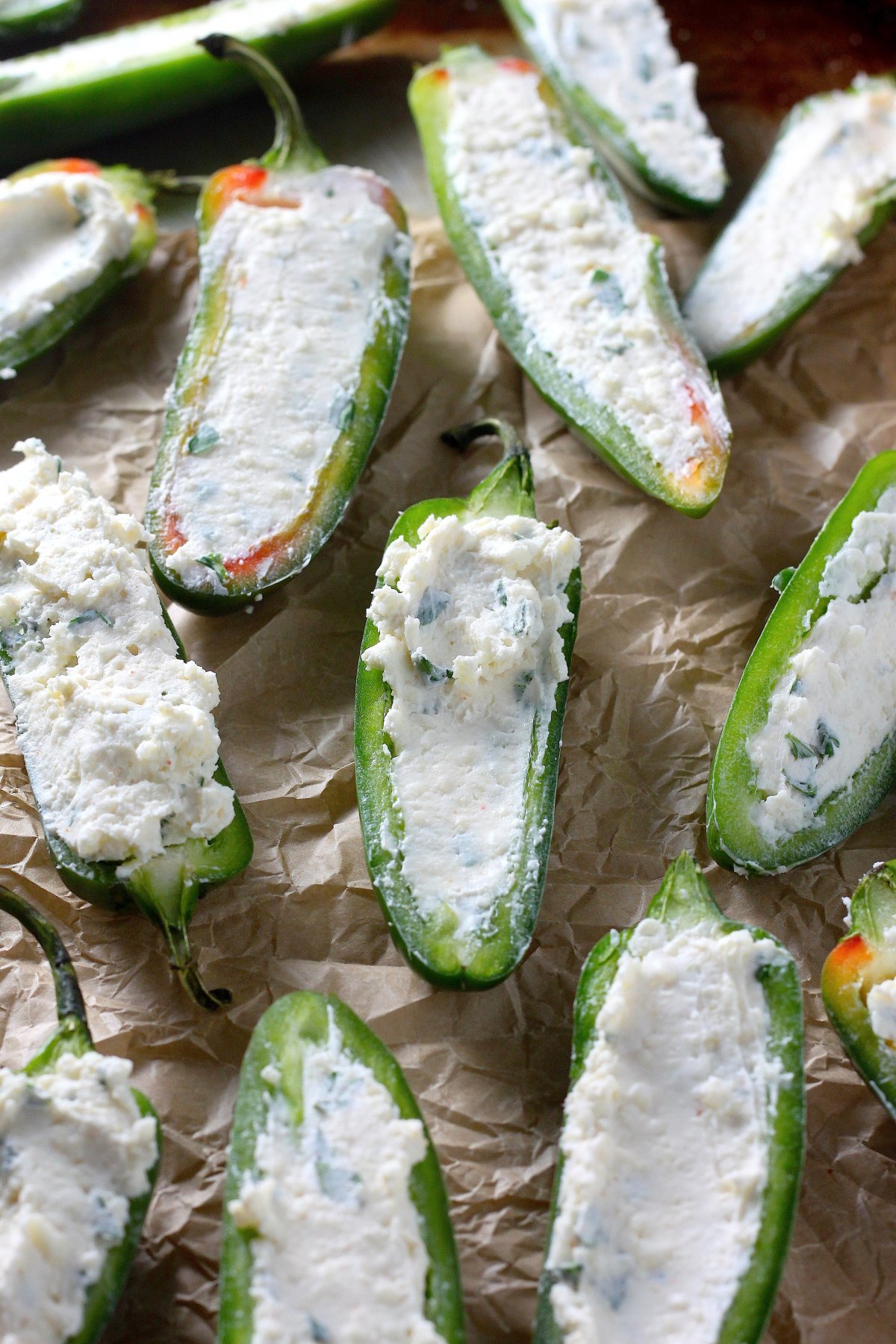 ProsciuttoWrapped Four Cheese Stuffed Jalapeños Baker by Nature