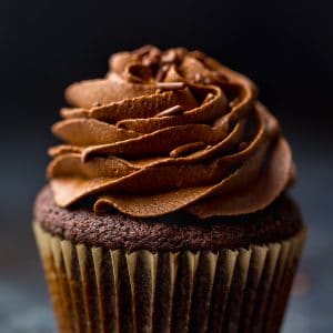 Homemade chocolate cupcakes are rich, moist, and come together in just one-bowl. Topped with a decadent chocolate buttercream - these cupcakes are as good as it gets!