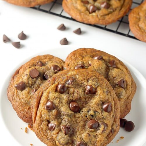 Greek Yogurt Chocolate Chip Cookies - Baker by Nature