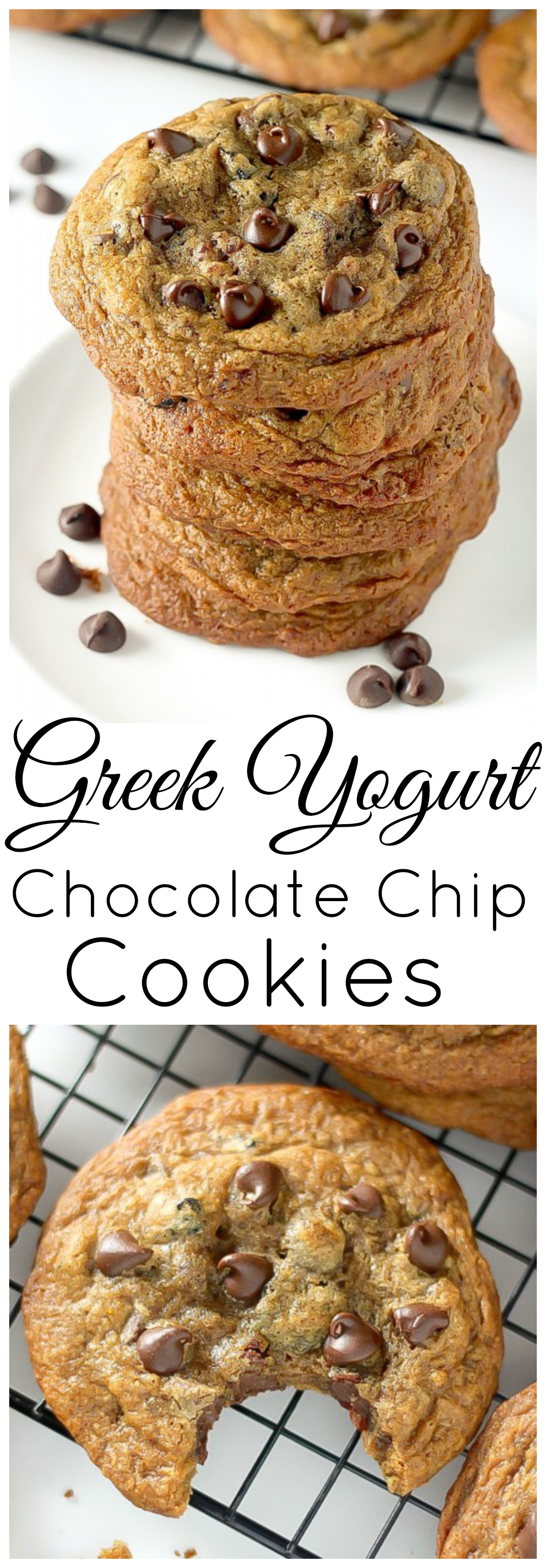 Greek Yogurt Chocolate Chip Cookies Baker by Nature
