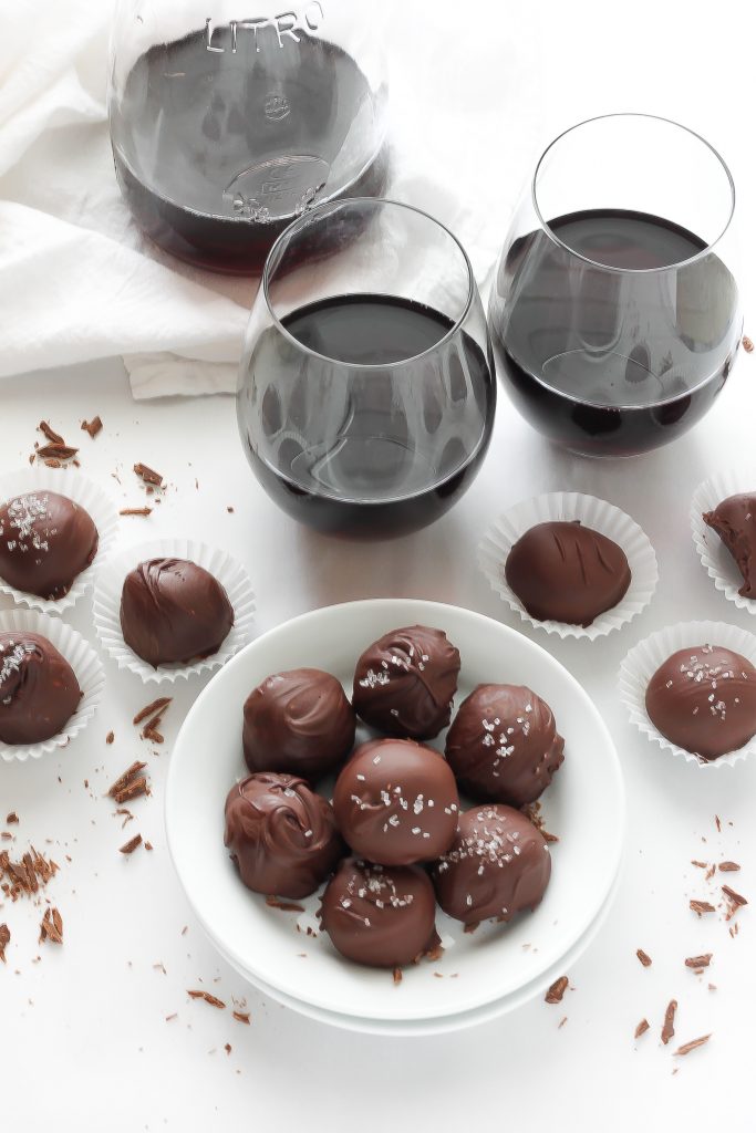 Red Wine Chocolate BonBons Baker by Nature