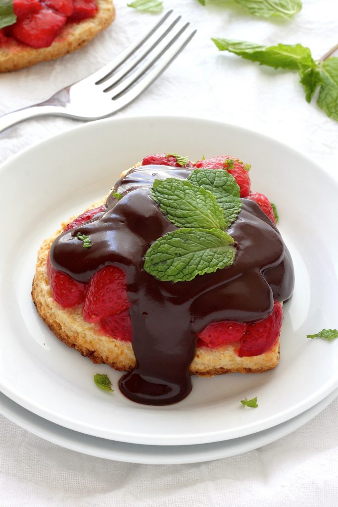 Chocolate Covered Strawberry Shortcakes