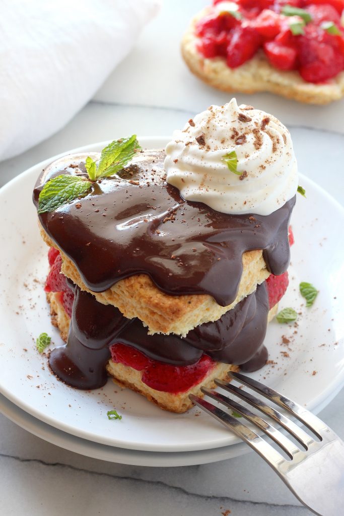 Chocolate Covered Strawberry Shortcakes